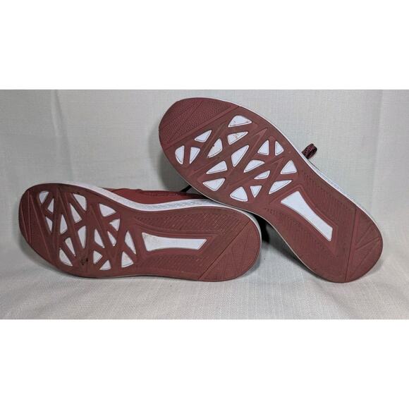 Z By Zella Women's Orion Stretch Knit Sneaker Sz 7 Burgundy Rose Navy Comfort - Picture 8 of 9